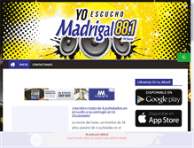 Tablet Screenshot of madrigalfm.com